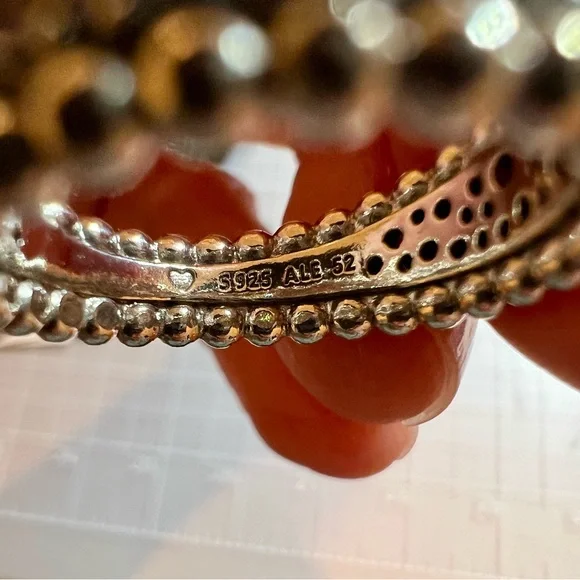 NEW Pandora Pave Beaded Ring - Picture 11 of 11